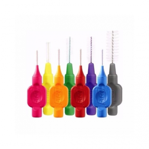 TePe Interdental Brush Mixed Pack Μεσοδόντια Βουρτσάκια σε διάφορα χρώματα (Size 0-7) 8 τεμάχια